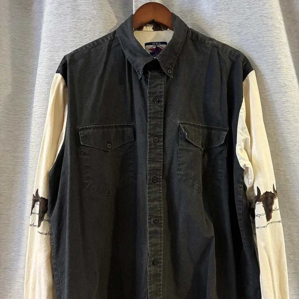 International Pro Rodeo Association By Karman Western‎ Rodeo Button Up - Picture 3 of 6